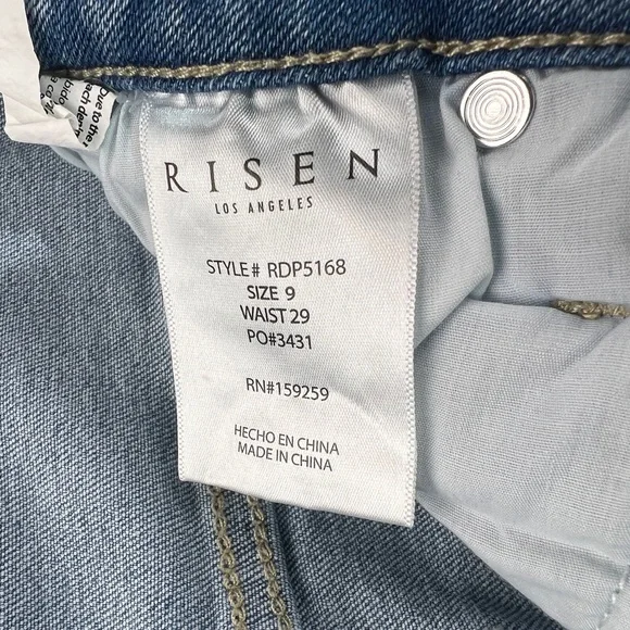 RISEN Crop Flare Jeans - Size 9/29 - Picture 11 of 13